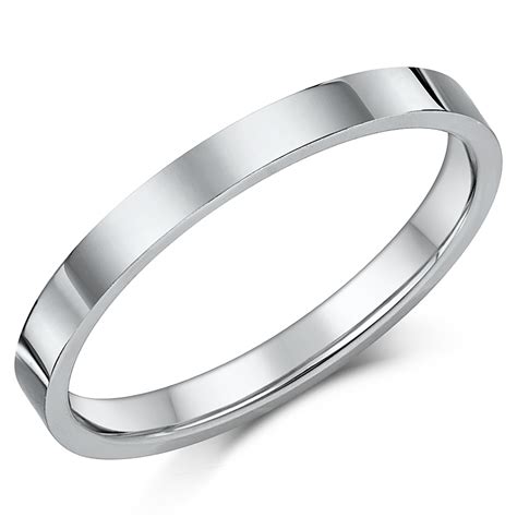 Titanium Flat Court Shaped Wedding Ring 25mm Flat Court Titanium At