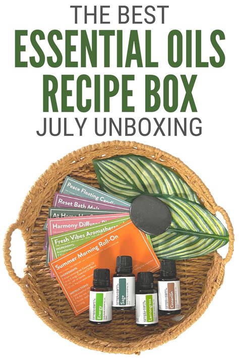 May Simply Earth Essential Oil Recipe Box The Crafty Blog Stalker