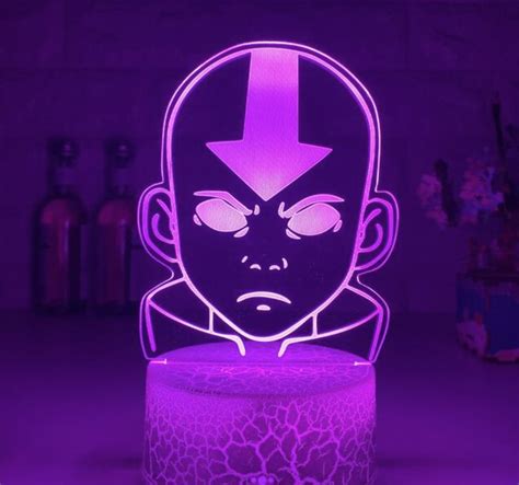 Avatar The Last Airbender Avatar State Aang Led Bedroom Night Light