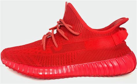 Yeezy 350 V2 Red October Mengs Ship Next Day Xander Customz