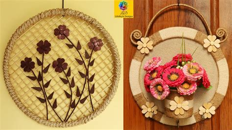 Wall Hanging Showpiece Making At Home Diy Home Decor Craft Handmade Wall Key Holder