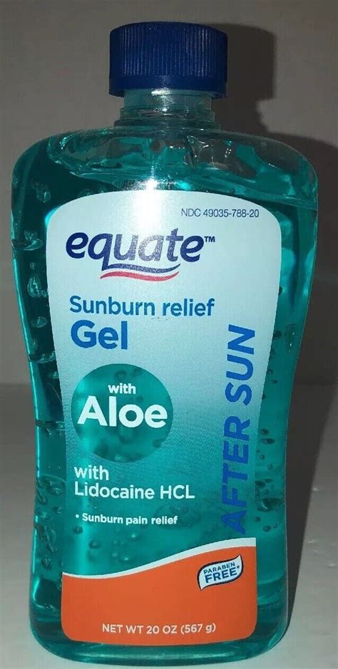 Equate Sunburn Relief Aloe Vera Gel After Sun