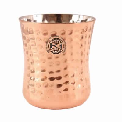 Steel Copper Hammered Glass Goblet At Best Price In Delhi King