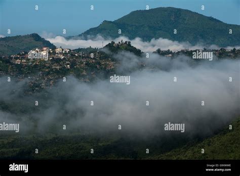 Goujung Village And Mountain Landscape Konyak Naga Tribe Mon District