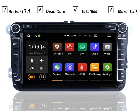 Car DVD GPS Player For Volkswagen VW Polo Golf Tiguan Passat CC Android