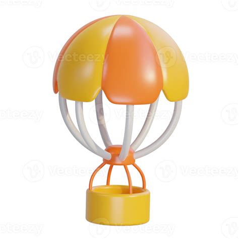 D Hot Air Balloon Png
