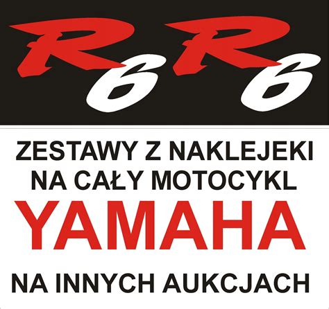 Naklejki Yamaha Białe - Niska cena na Allegro.pl