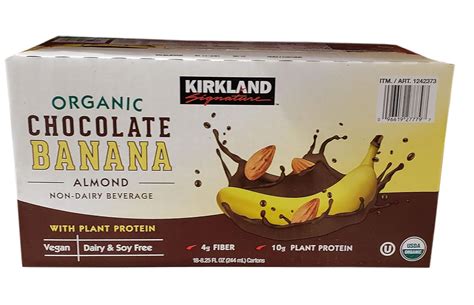 Buy Kirkland Signature Organic Chocolate Banana Almond Oz Net Wt