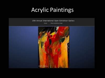 Acrylic Painting Examples - Inspiration and Information