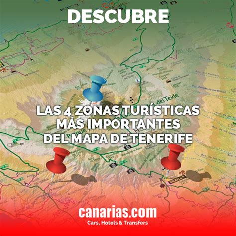 4 Zonas Turísticas Más Importantes Del Mapa De Tenerife Blog De