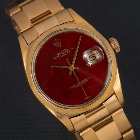 Rolex Datejust 1600 8 Red Jasper Amsterdam Vintage Watches