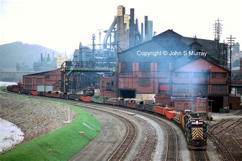 Delaware And Hudson Rwy Train Passes Bethlehem Steel Photo 101385 © John