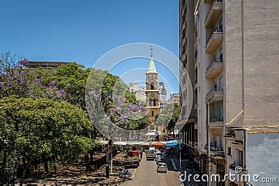 Santa Cecilia Church View From Elevated Highway Known As Minhocao