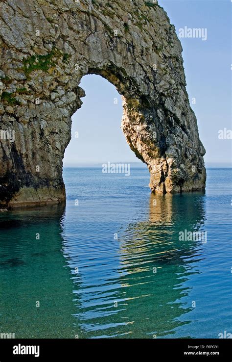 Durdle Door Is An Iconic Sea Arch Created By Coastal Erosion On Dorset