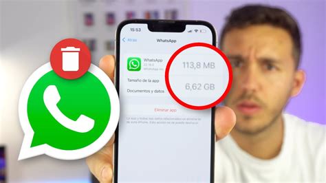 Cómo LIBERAR ESPACIO en WhatsApp RÁPIDO iPhone y Android YouTube