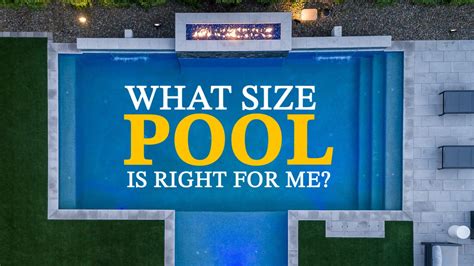 What Pool Size Is Right For Me?