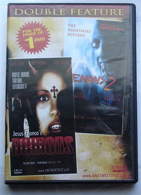 Demonsdemons 2 Double Feature Dvd Directed By Jess Franco And Lamberto