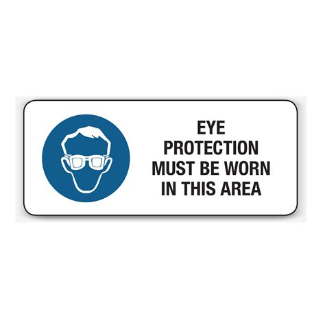 Eye Protection Must Be Worn In This Area Option 1 Shop Online