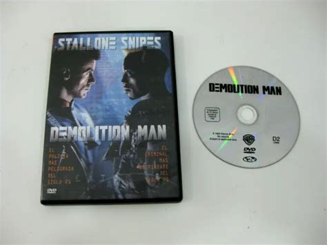 Demolition Man Dvd Sylvester Stallone Wesley Snipes Sandra Bullock Eur