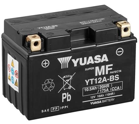 Yuasa Yt A Bs Mf Motorcycle Battery Motorcycle Batteries