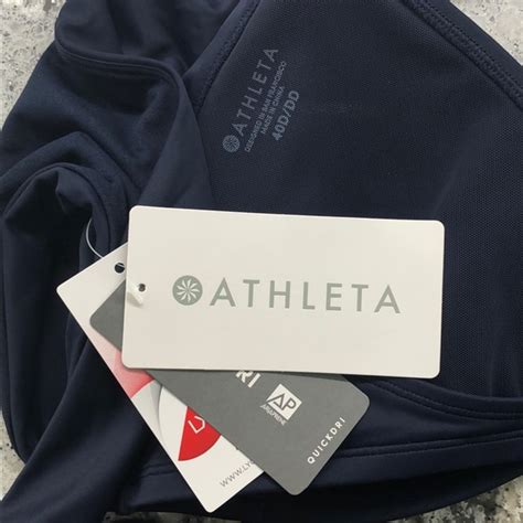 Athleta Swim Athleta Bra Cup Wrap Bikini Top Ddd Navy Poshmark