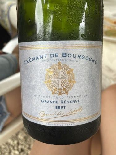 Gérard de Labrely Grande Réserve Crémant de Bourgogne Brut Vivino