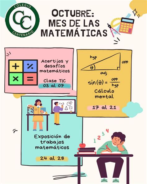 Mes De Las Matemáticas Colegio Centenario Maipú