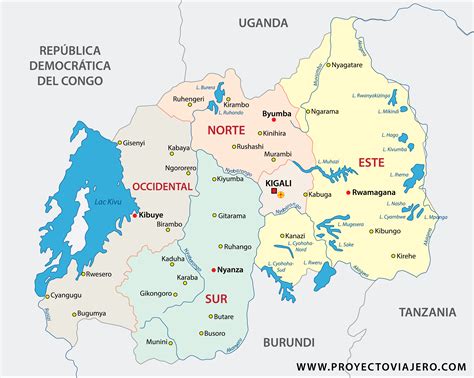 Mapas De Ruanda El País De Las Mil Colinas