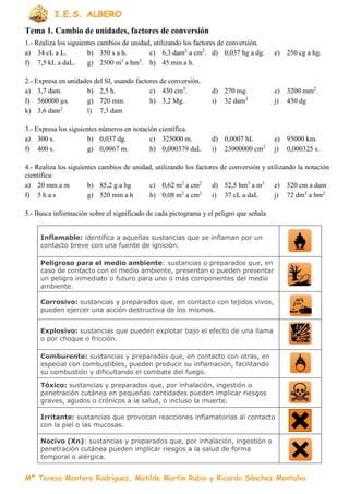 Cambio de unidades factores de conversión pdf Descarga Gratuita