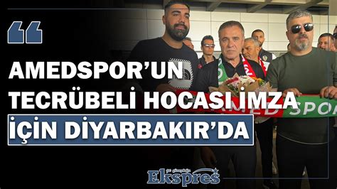 Amedsporun tecrübeli hocası imza için Diyarbakırda Ekspres Haber