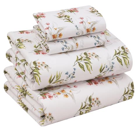 Ruvanti Cotton Sheets For California King Size Bed Crispy