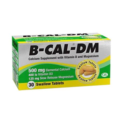 B Cal Dm Swallow Tabs 30 Dotpharm Pharmacies