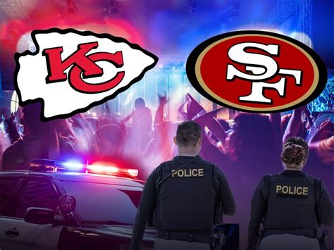 Chiefs and 49ers Planned Super Bowl After-Parties, Heavy Police Presence