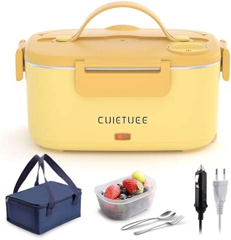 Nulmvic Gamelle Chauffante Électrique 75W 1 5L Lunch Box Chauffante