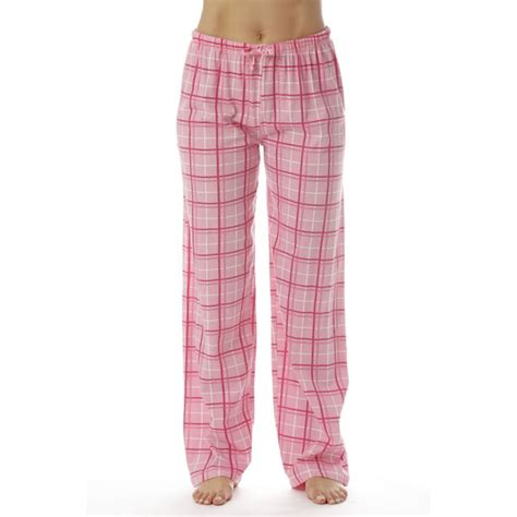 Just Love Women Plaid Pajama Pants Sleepwear 6324 10281 Nvy M Pink