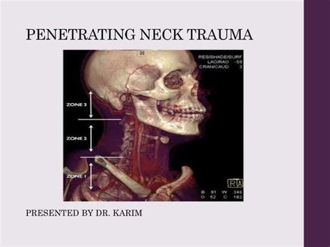 Penetrating Neck Trauma [autosaved] Ppt