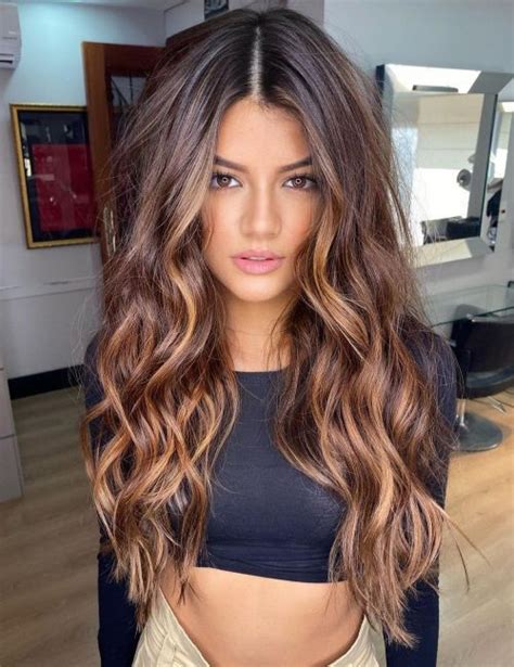 Looks With Caramel Highlights On Brown Hair For Brunette Hair