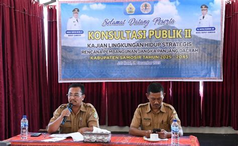 Pemkab Samosir Gelar Uji Publik Untuk Klhs Rpjpd Dalam