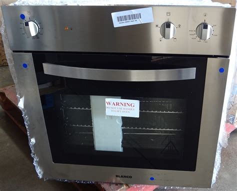 Blanco 60cm Stainless Steel Single Oven Model Bso60x Auction