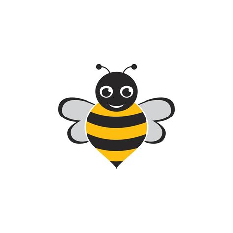 Bee Logo Template Vector Icon Illustration 14885289 Vector Art At Vecteezy