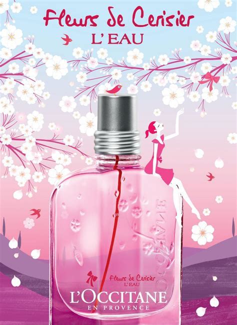 New from L'Occitane! Cherry Blossom L'Eau Fragrance Collection