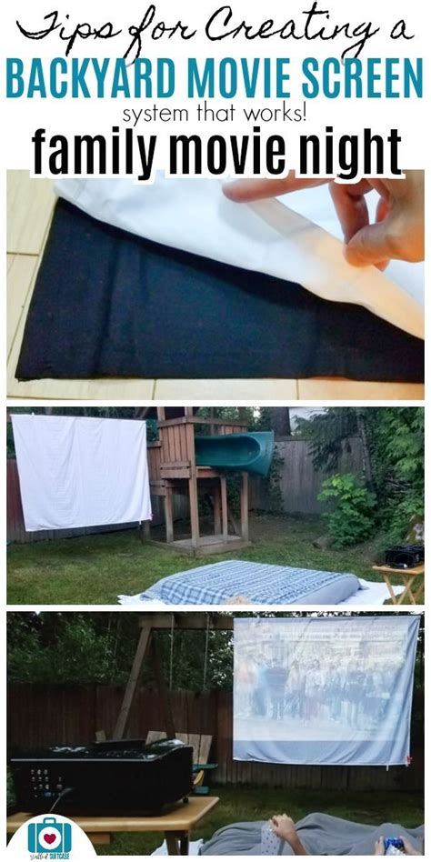 Secret Tips For Creating An Awesome Diy Backyard Movie Screen Theater