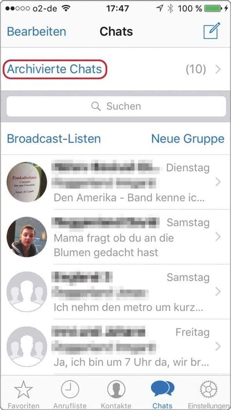 WhatsApp-Archiv auf iPhone wiederfinden | heise online