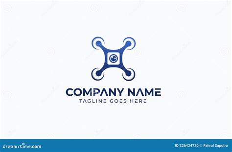 Modern Aerial Photography Logo Design For Your Studio Or Agency Stock