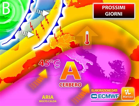 Meteo fino a Mercoledì 12 l ANTICICLONE CERBERO ai massimi regimi poi