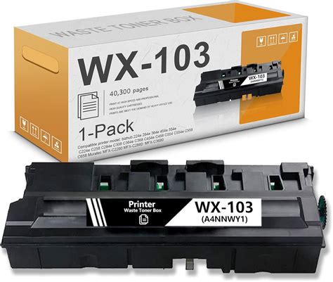 Amazon KSB 1 Pack WX 103 A4NNWY1 Compatible Waste Toner Box