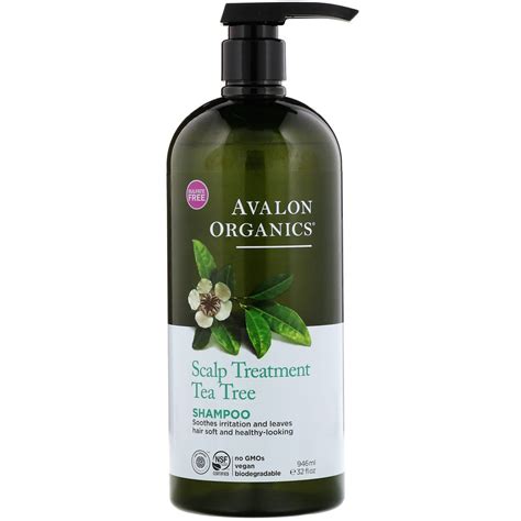 Avalon Organics Shampoo Scalp Treatment Tea Tree 32 Fl Oz 946 Ml