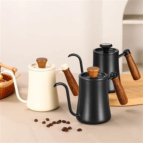 Chaleira De Caf Port Til De A O Inoxid Vel Drip Port Jug Black Goose