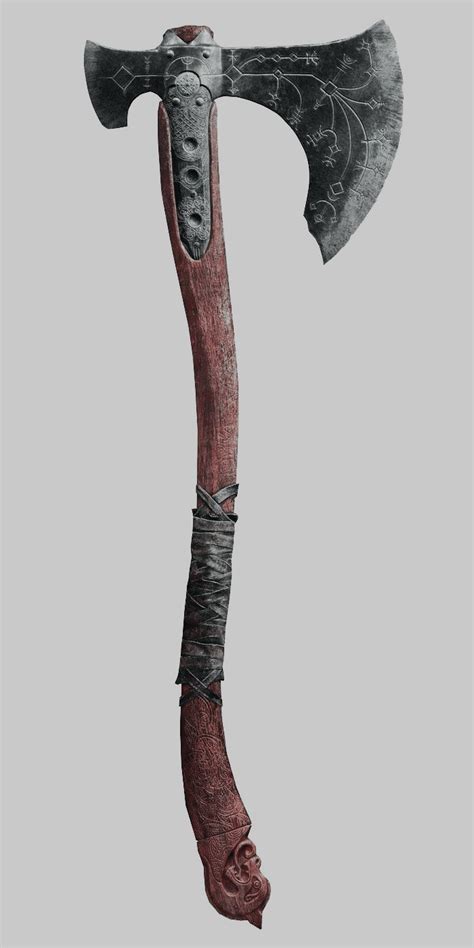 Leviathan Axe God Of War Fanart Game Ready Anton Sherstnev Artofit