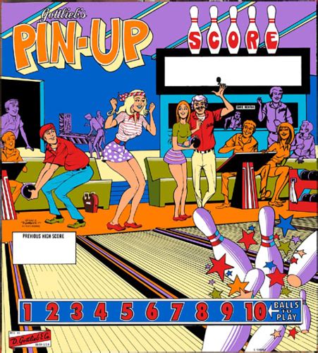 Pin Up Gottlieb Backglass Resources Virtual Pinball Universe